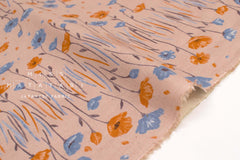 Japanese Fabric Poppies Border - C2 - 50cm