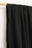 Japanese Fabric Shokunin Collection Yarn-Dyed Double Gauze - black - 50cm