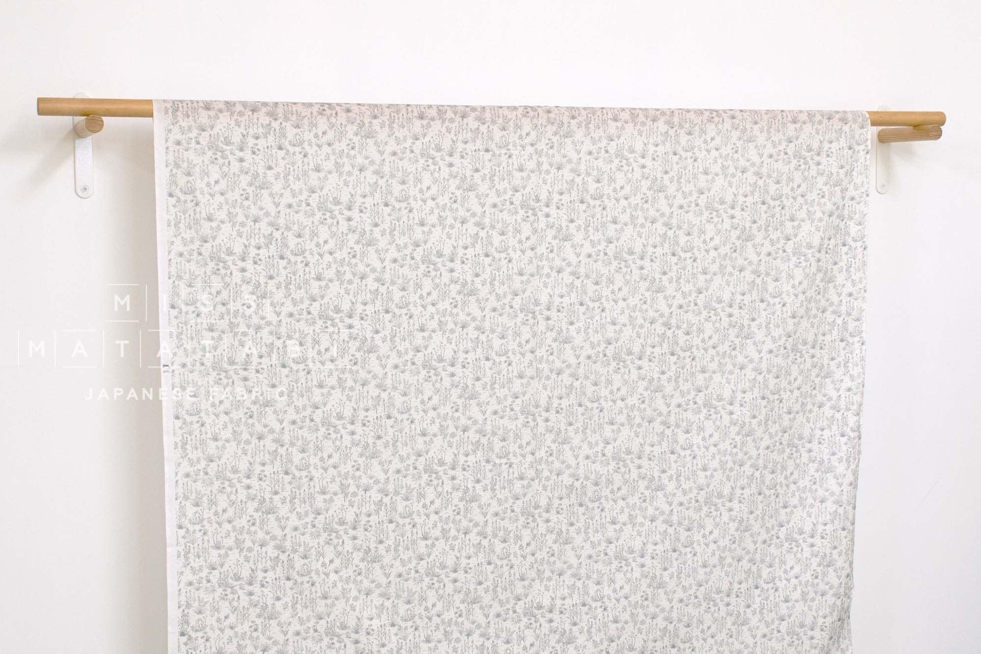 Japanese Fabric Usagi Meadow - C - 50cm