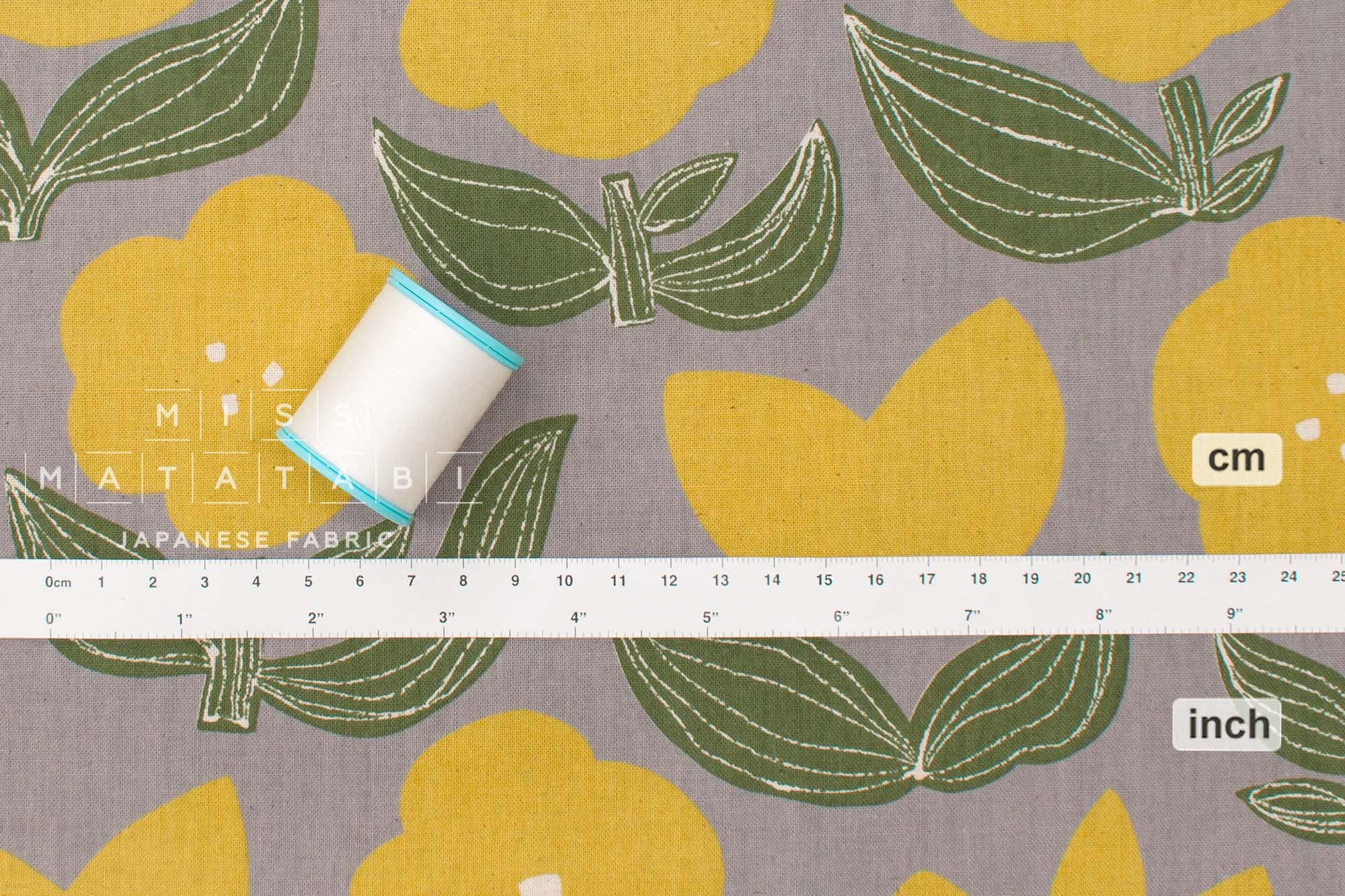 Japanese Fabric Kokka Genki Floral - B - 50cm