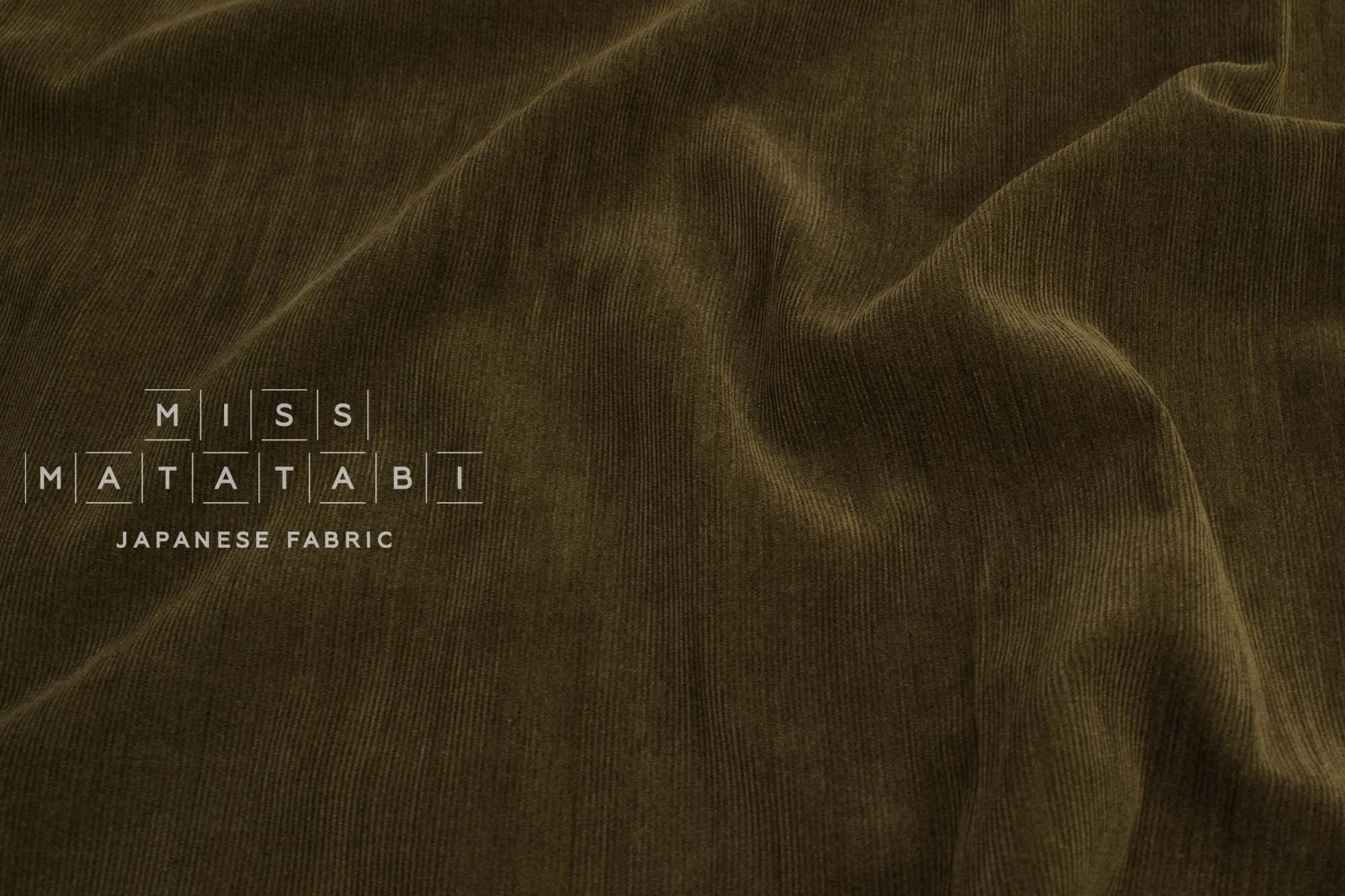 Japanese Fabric Shokunin Collection Sun-Dried Corduroy - 4 -  50cm