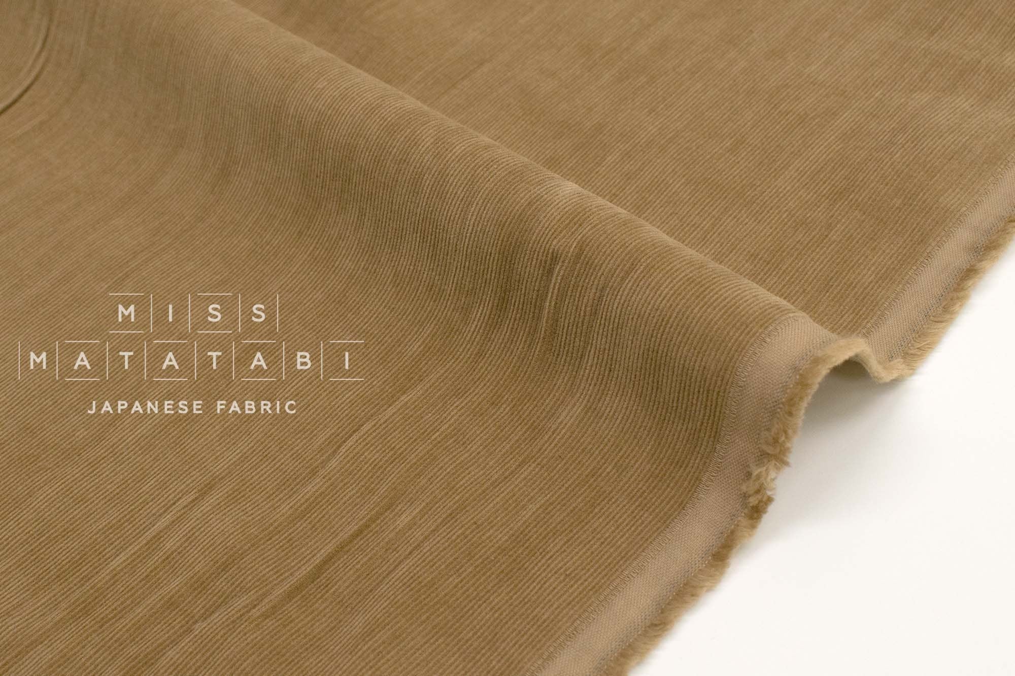 Japanese Fabric Shokunin Collection Sun-Dried Corduroy - 21 -  50cm