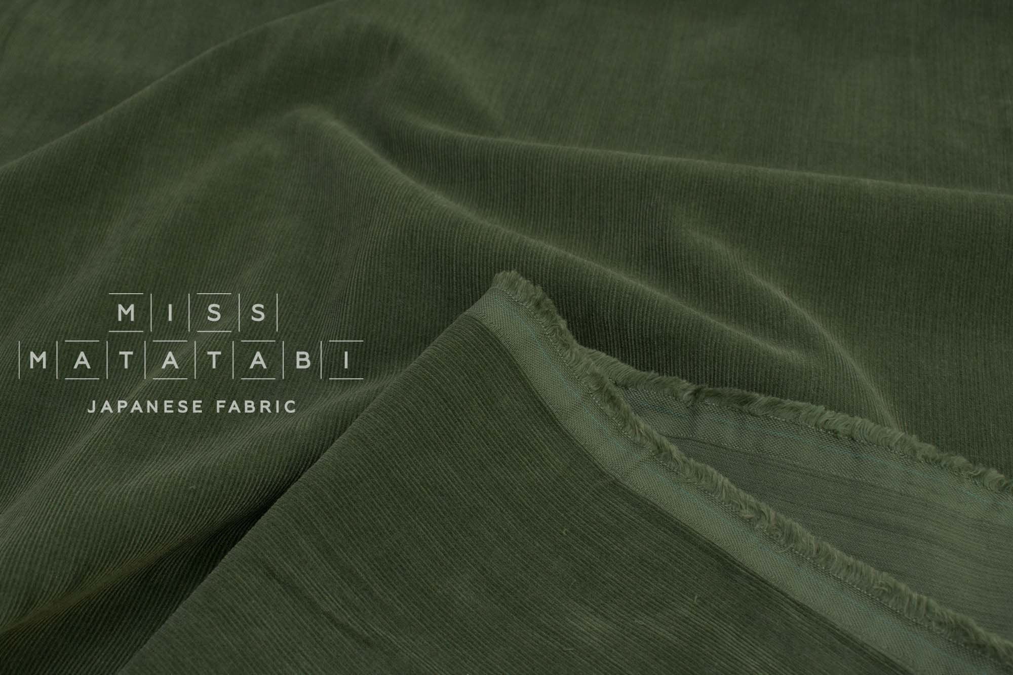 Japanese Fabric Shokunin Collection Sun-Dried Corduroy - 61 - 50cm