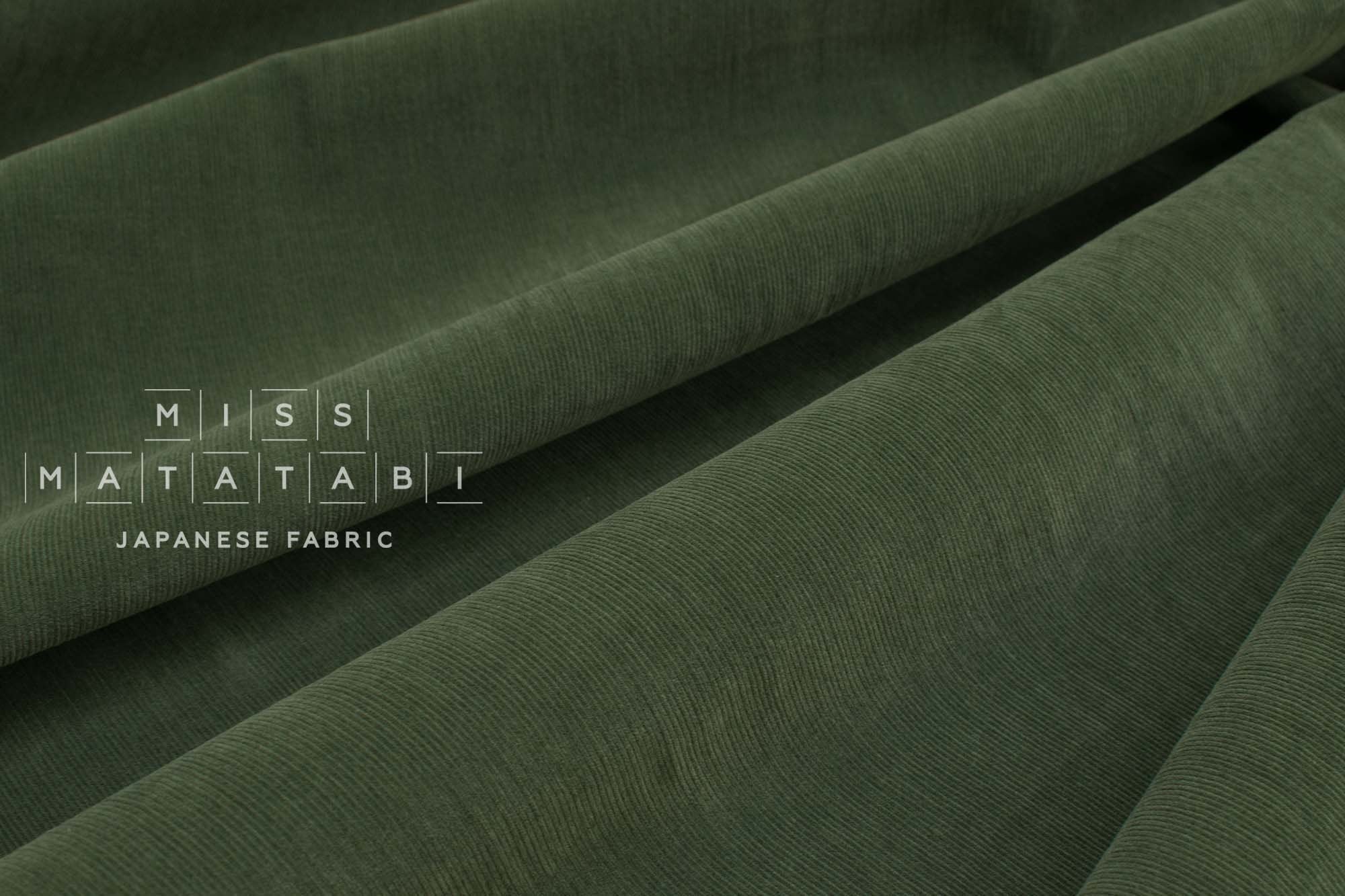 Japanese Fabric Shokunin Collection Sun-Dried Corduroy - 61 - 50cm