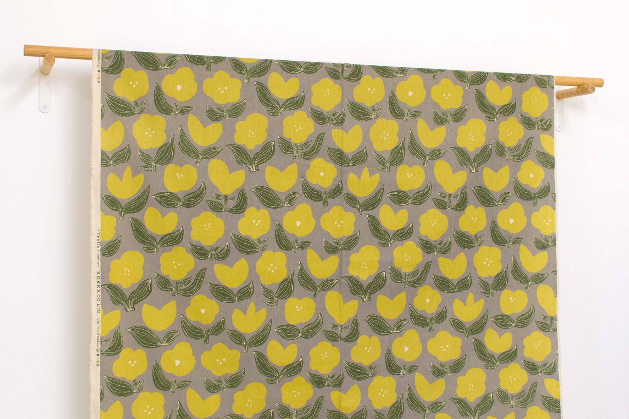 Japanese Fabric Kokka Genki Floral - B - 50cm