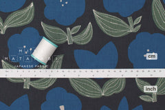 Japanese Fabric Kokka Genki Floral - C - 50cm