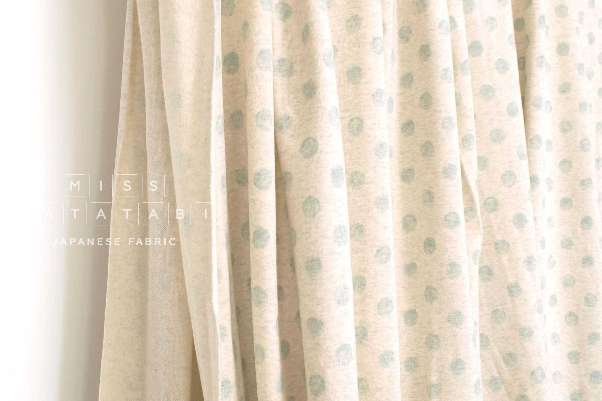 Japanese Fabric Mini French Terry Knit Dots  - B2 - 50cm