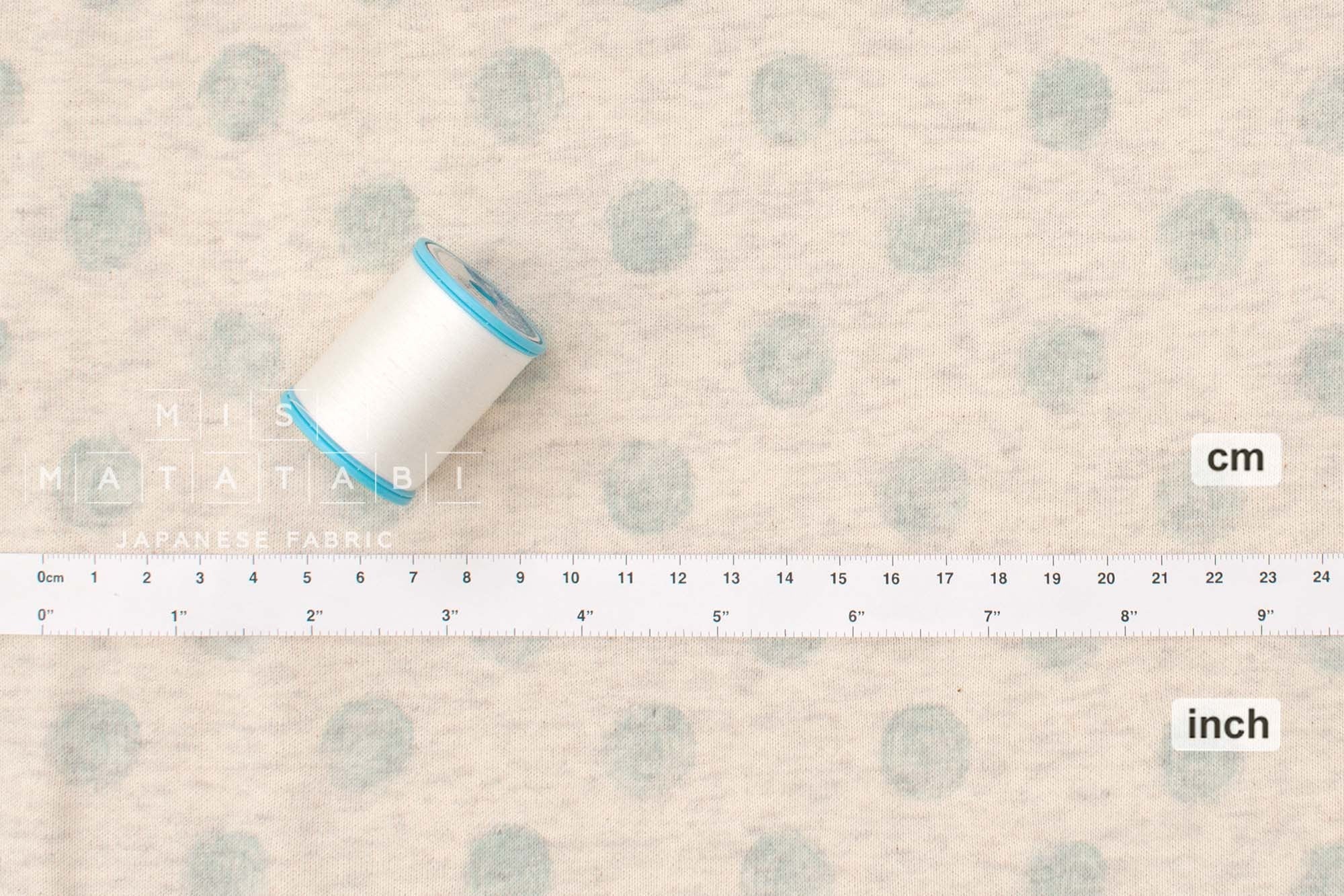 Japanese Fabric Mini French Terry Knit Dots  - B2 - 50cm