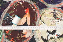 Japanese Fabric Birds of Japan - B - 50cm