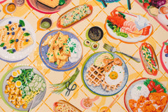 Japanese Fabric Time to Eat - 50cm