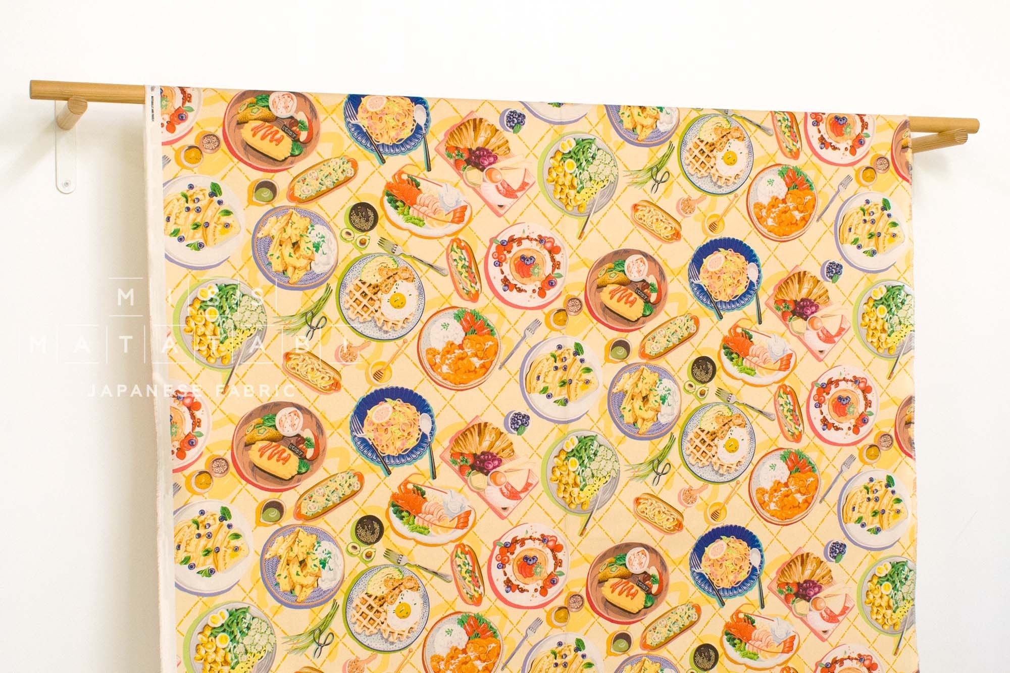 Japanese Fabric Time to Eat - 50cm
