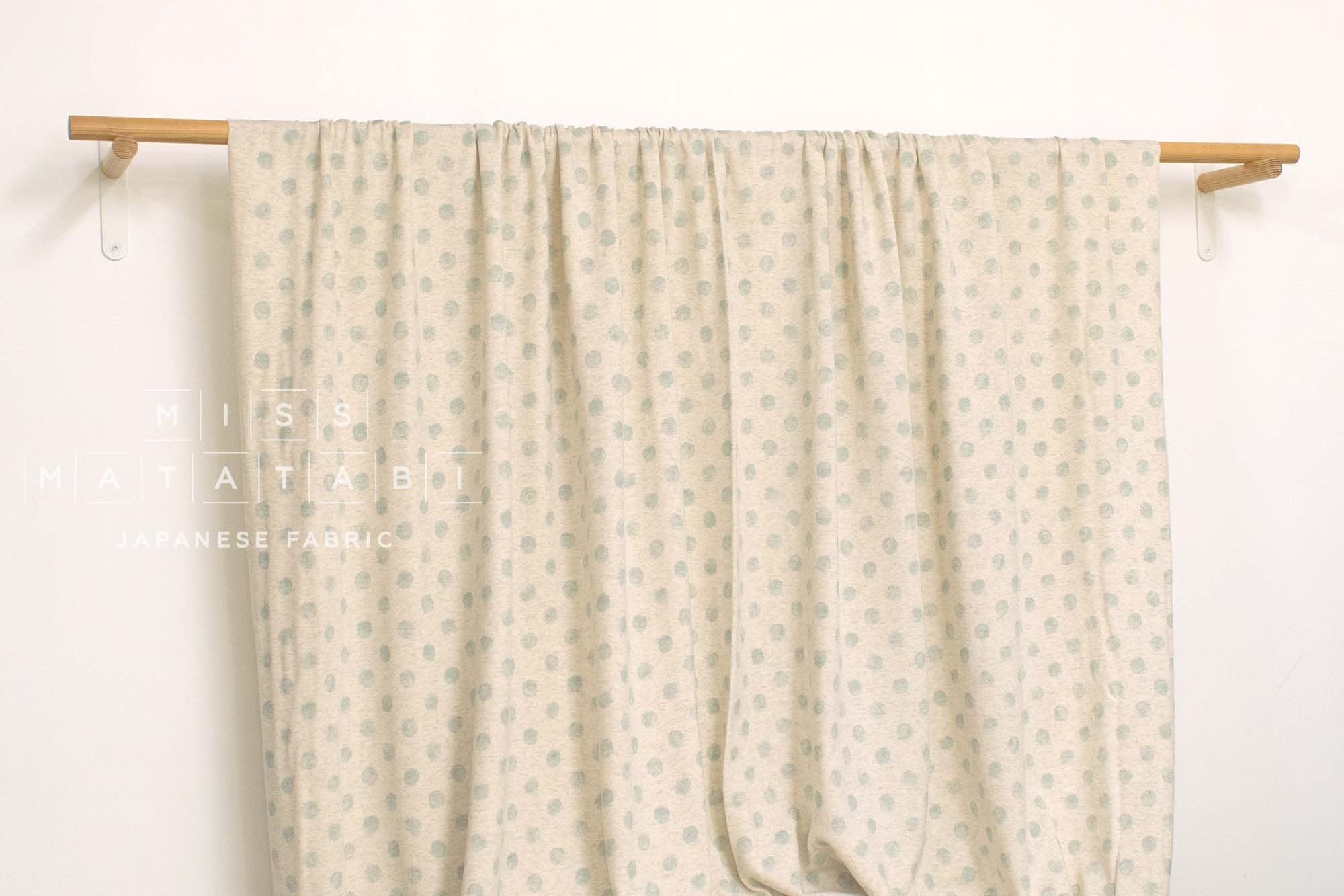 Japanese Fabric Mini French Terry Knit Dots  - B2 - 50cm