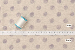 Japanese Fabric Mini French Terry Knit Dots  - B3 - 50cm