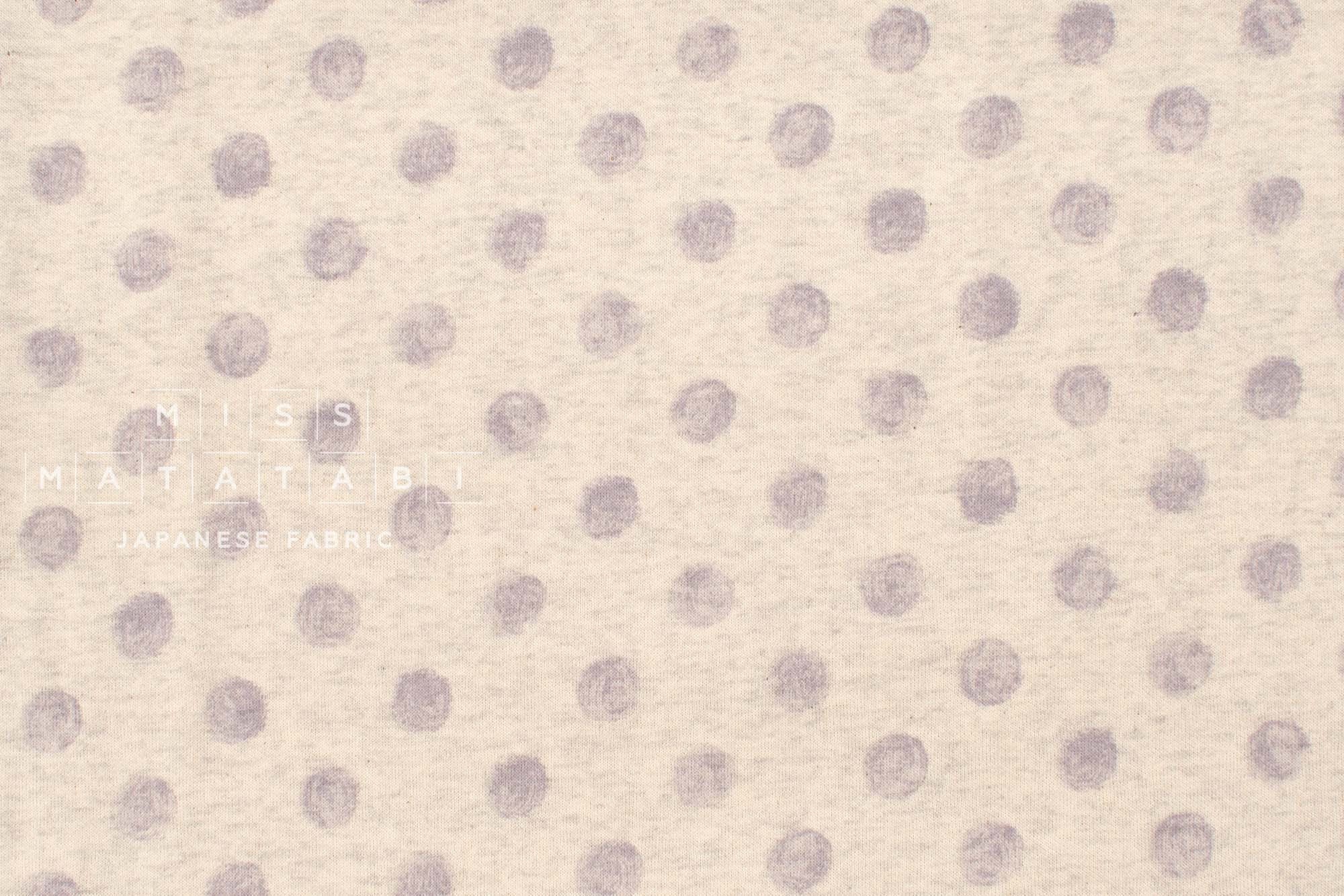 Japanese Fabric Mini French Terry Knit Dots  - B3 - 50cm