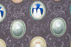Japanese Fabric Ghosts in the Mirror - A - 50cm