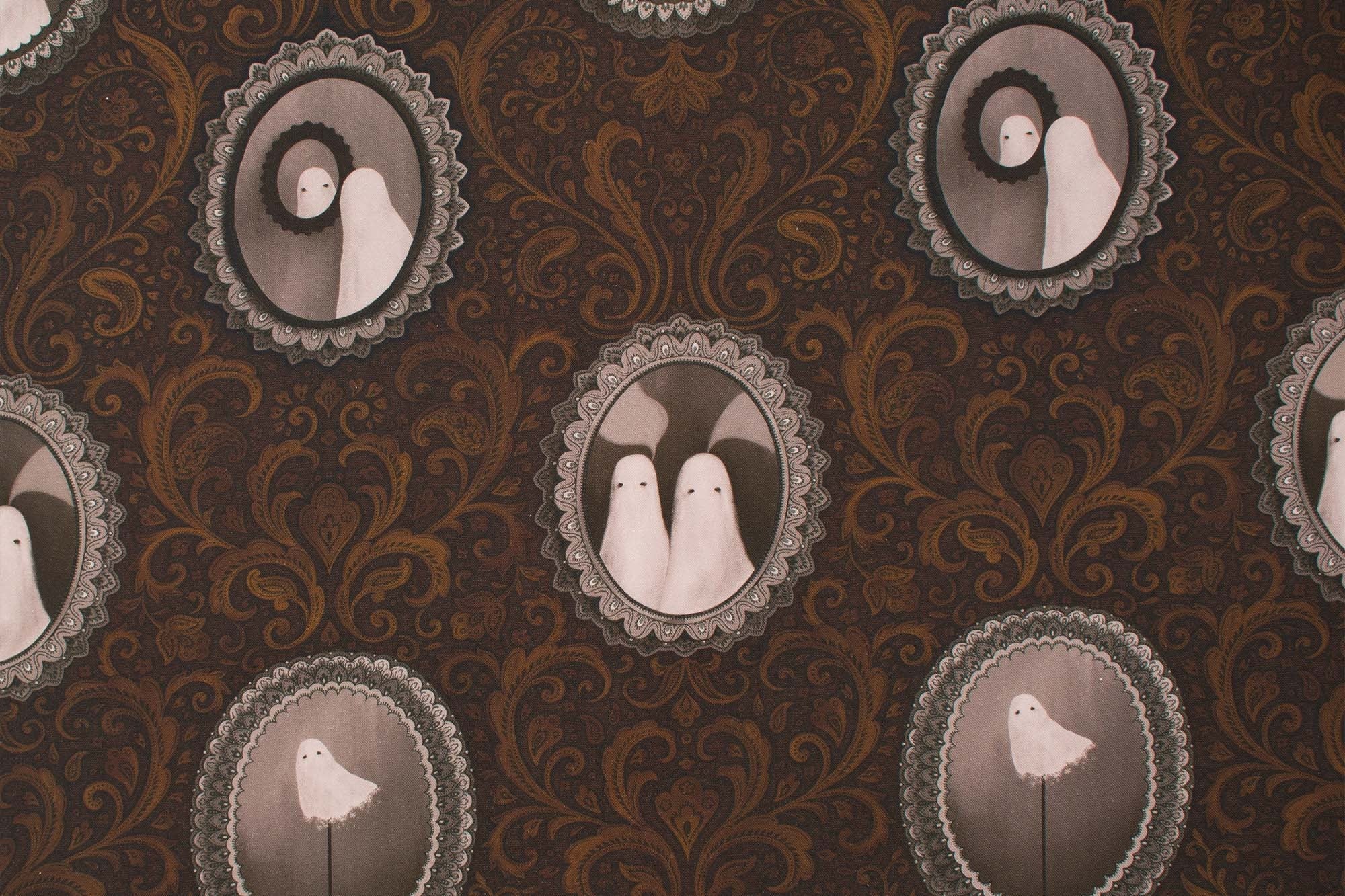 Japanese Fabric Ghosts in the Mirror - C - 50cm