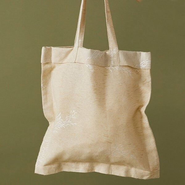 nani IRO Japanese Fabric Kokka Wild←→elegant wind 2022 A/W - morning dew peal A -  50cm