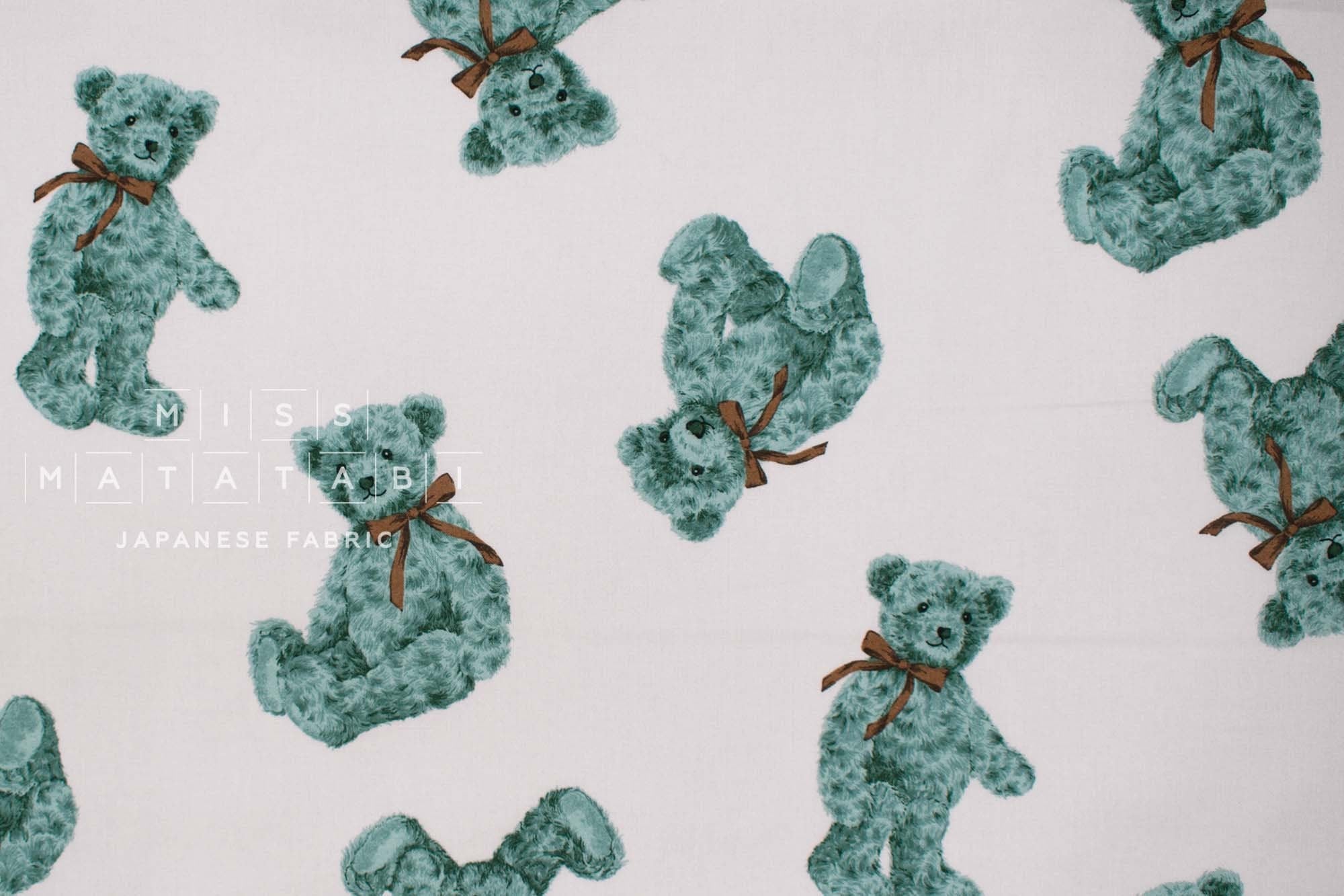 Japanese Fabric A Bear Named Teddy - B - 50cm