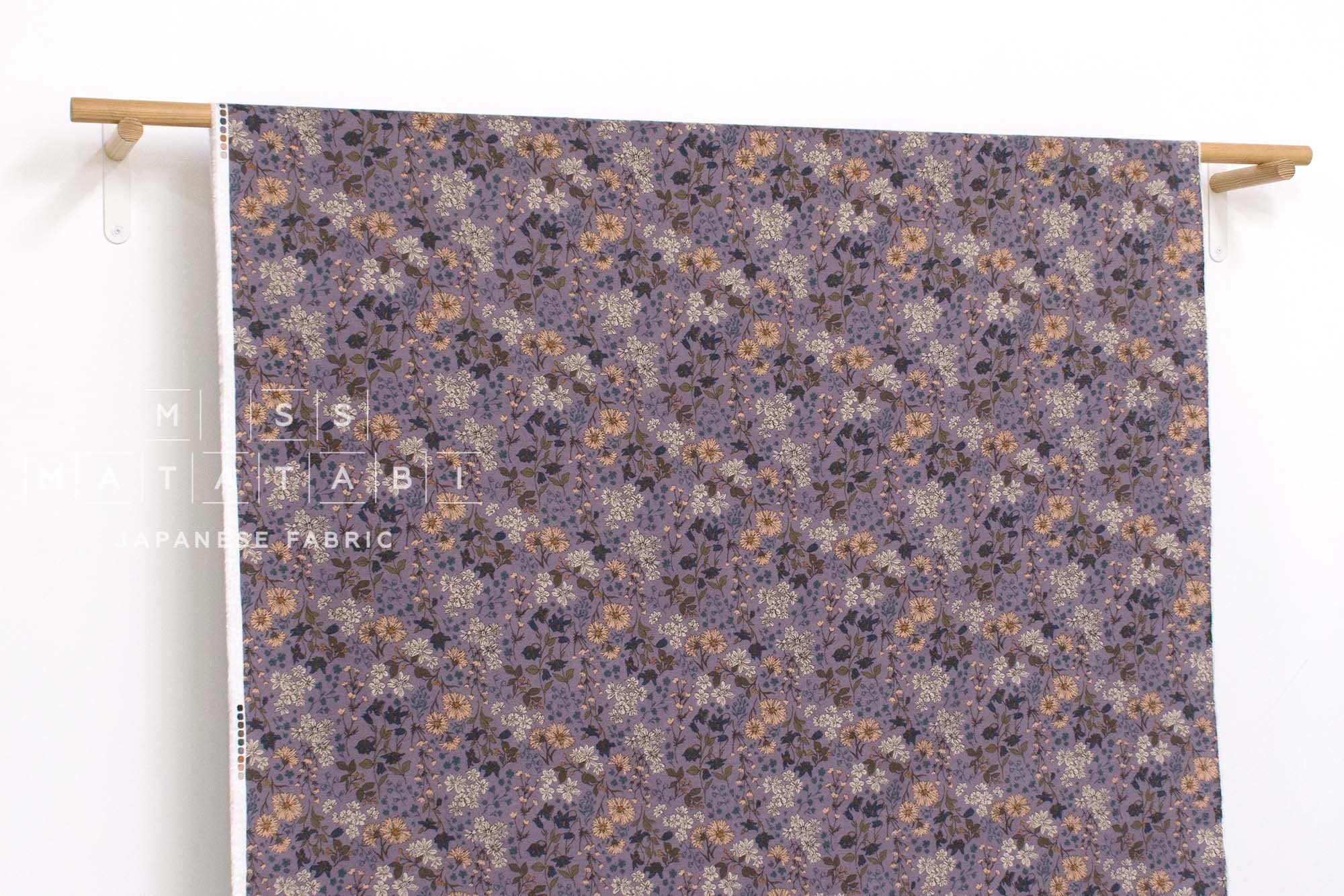 Japanese Fabric Kae's Garden - C - 50cm
