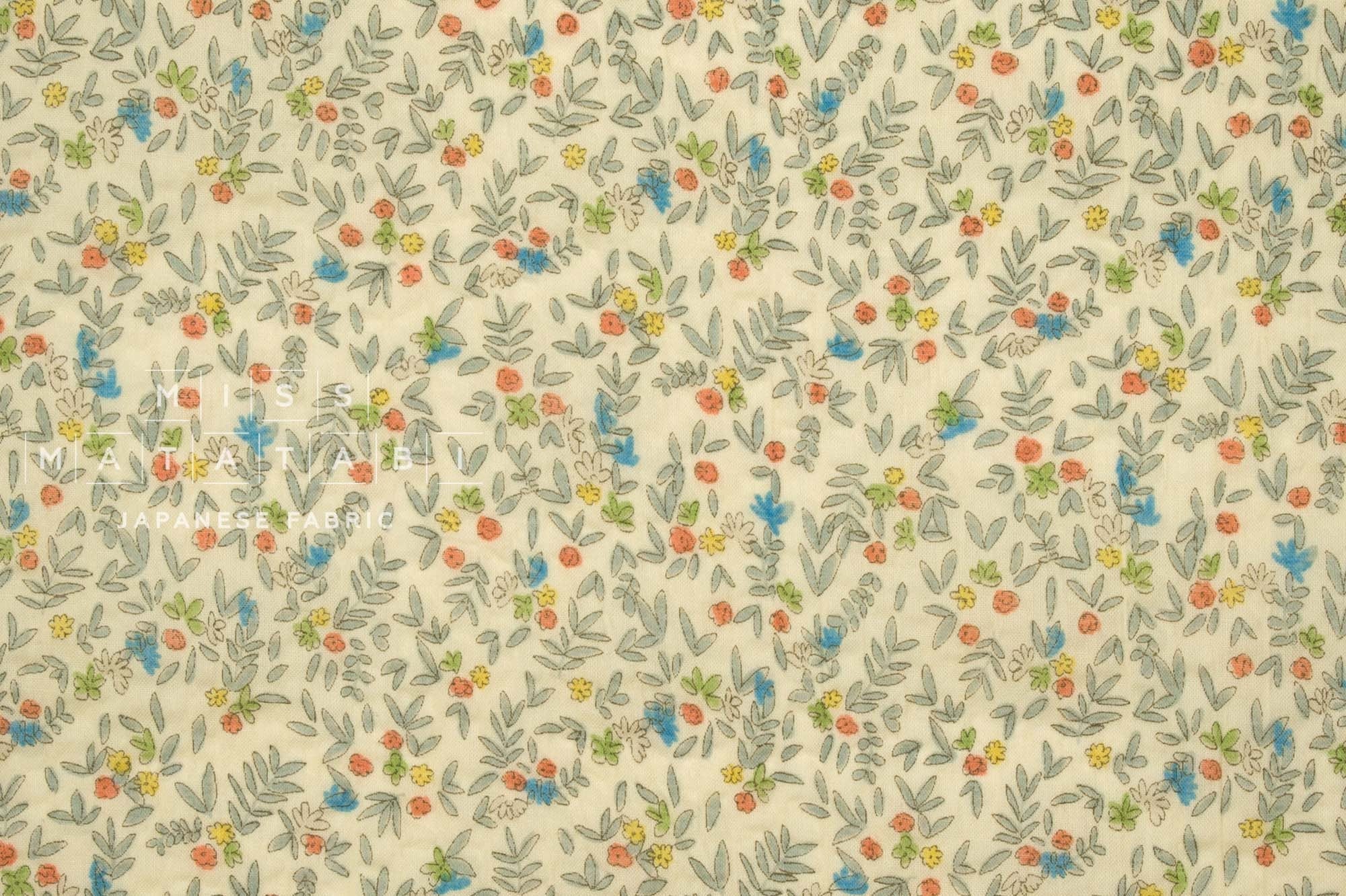 Japanese Fabric Sachiko Seersucker - C - 50cm