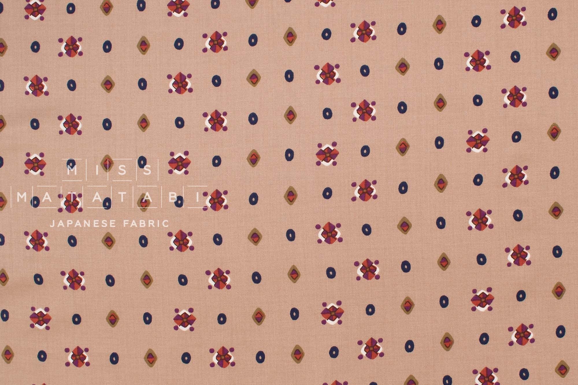 Japanese Fabric Otosan Rayon Sateen - B - 50cm