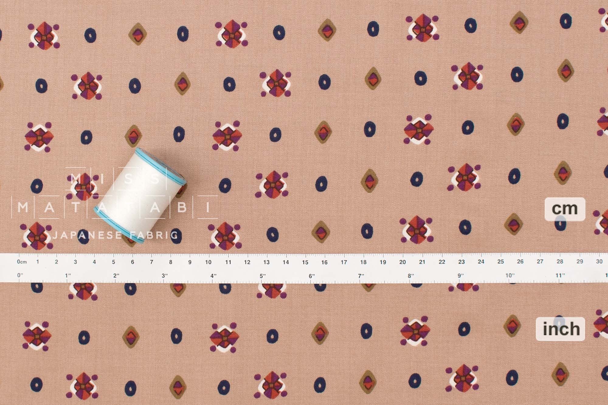 Japanese Fabric Otosan Rayon Sateen - B - 50cm