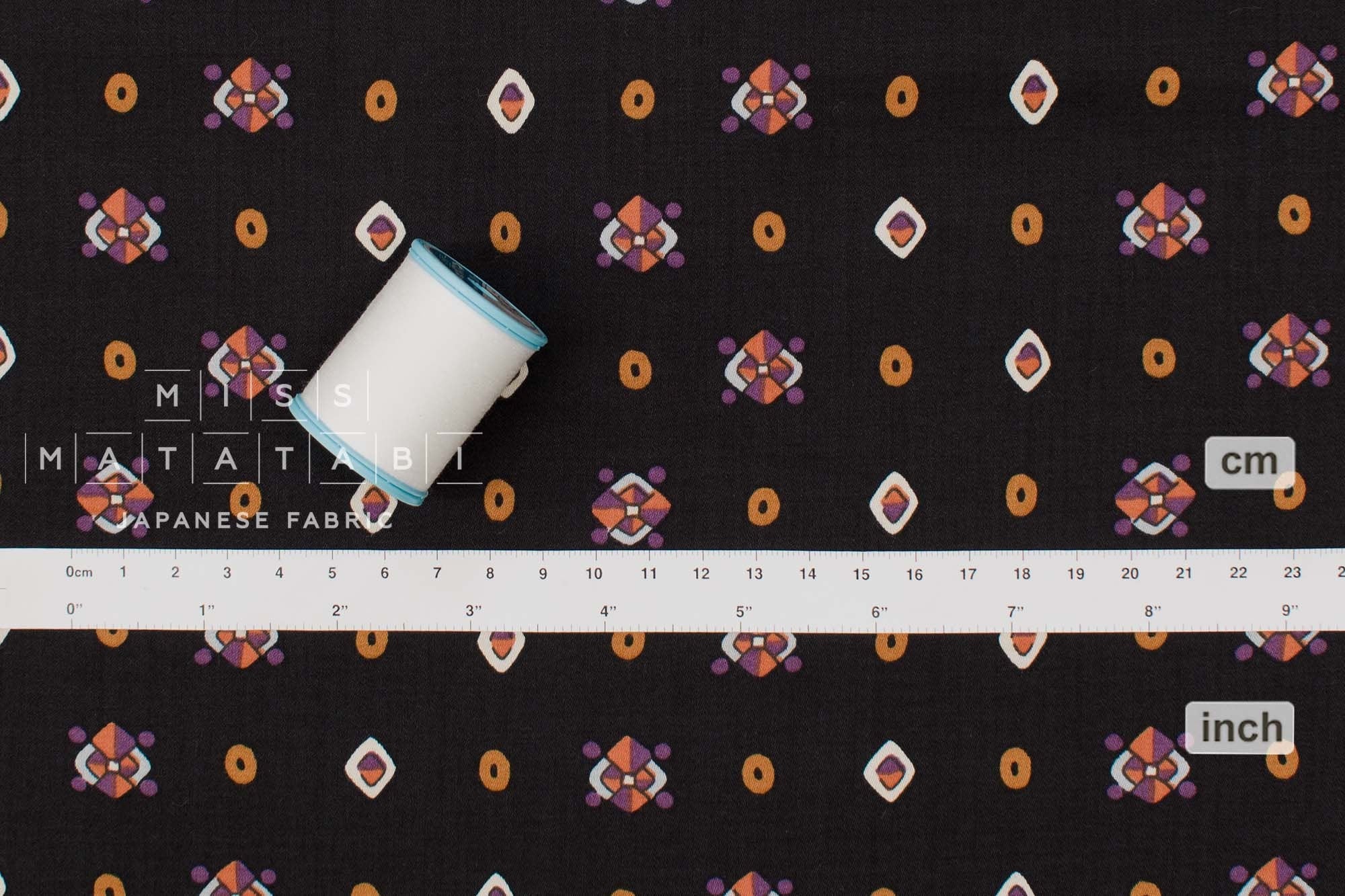 Japanese Fabric Otosan Rayon Sateen - E - 50cm