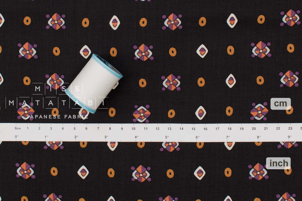 Otosan Rayon Sateen E Miss Matatabi Japanese Fabric