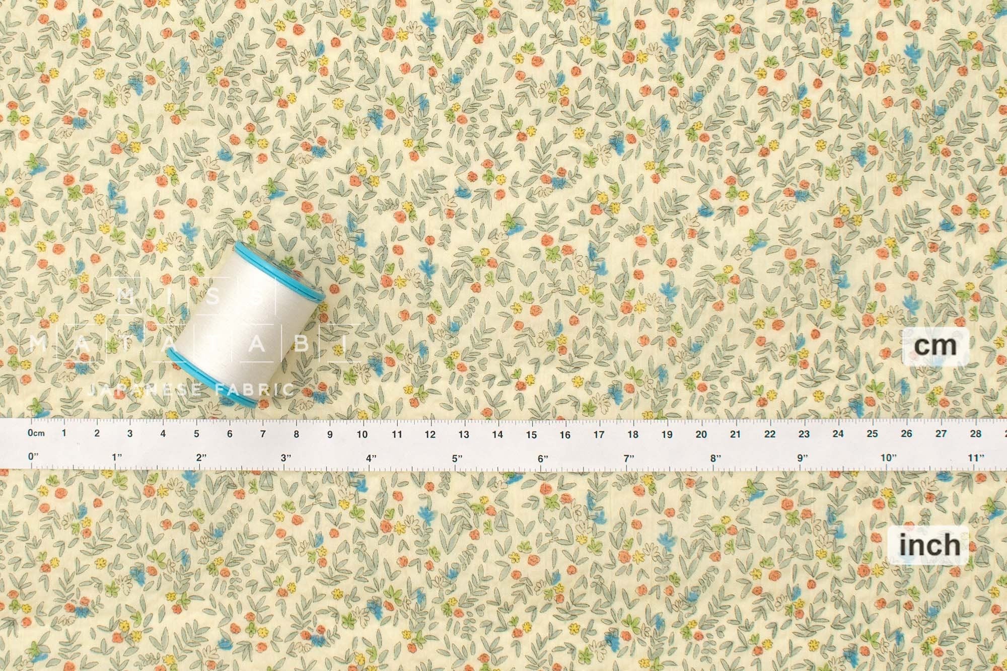 Japanese Fabric Sachiko Seersucker - C - 50cm