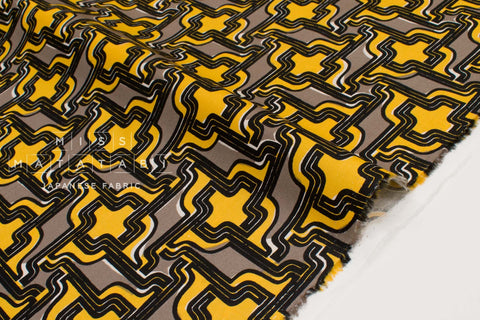 Japanese Fabric Wax Print Style - D - 50cm