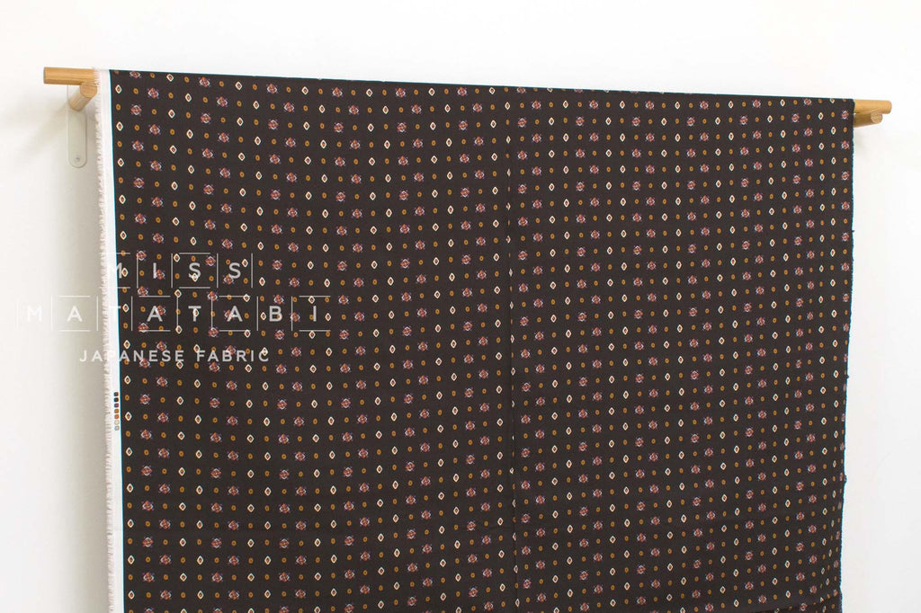 Otosan Rayon Sateen E Miss Matatabi Japanese Fabric