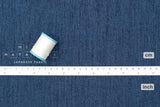 Japanese Fabric Shokunin Collection Yarn-Dyed Slub Cotton - blue - 50cm