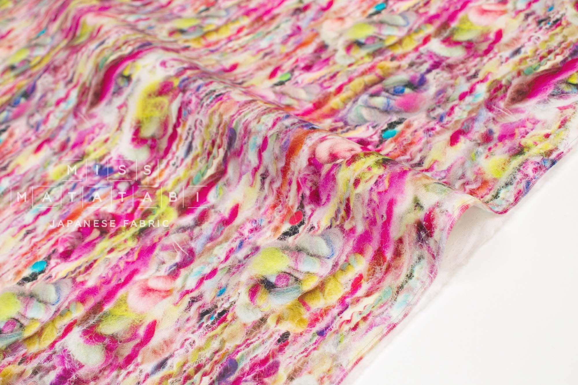 Japanese Fabric Like Wool Print - A - 50cm