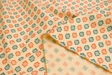 Japanese Fabric Yarn-Dyed Diamond Cut Dobby - sunshine - 50cm