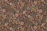 Japanese Fabric Botanical - brown - 50cm