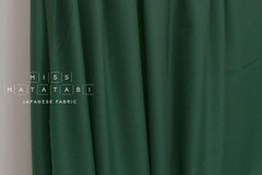 Japanese Fabric 100% Wool Crepe Georgette - green - 50cm