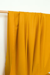 Japanese Fabric 100% Wool Crepe Georgette - bright mustard - 50cm