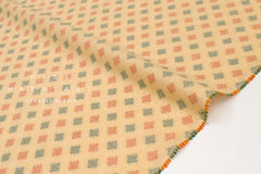Japanese Fabric Yarn-Dyed Diamond Cut Dobby - sunshine - 50cm