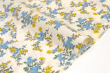 Japanese Fabric Kyoka Floral - blue - 50cm