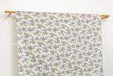 Japanese Fabric Kyoka Floral - purple, blue - 50cm