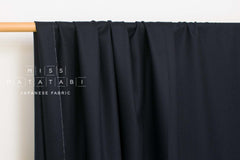 Japanese Fabric 100% Wool Crepe Georgette - navy blue - 50cm