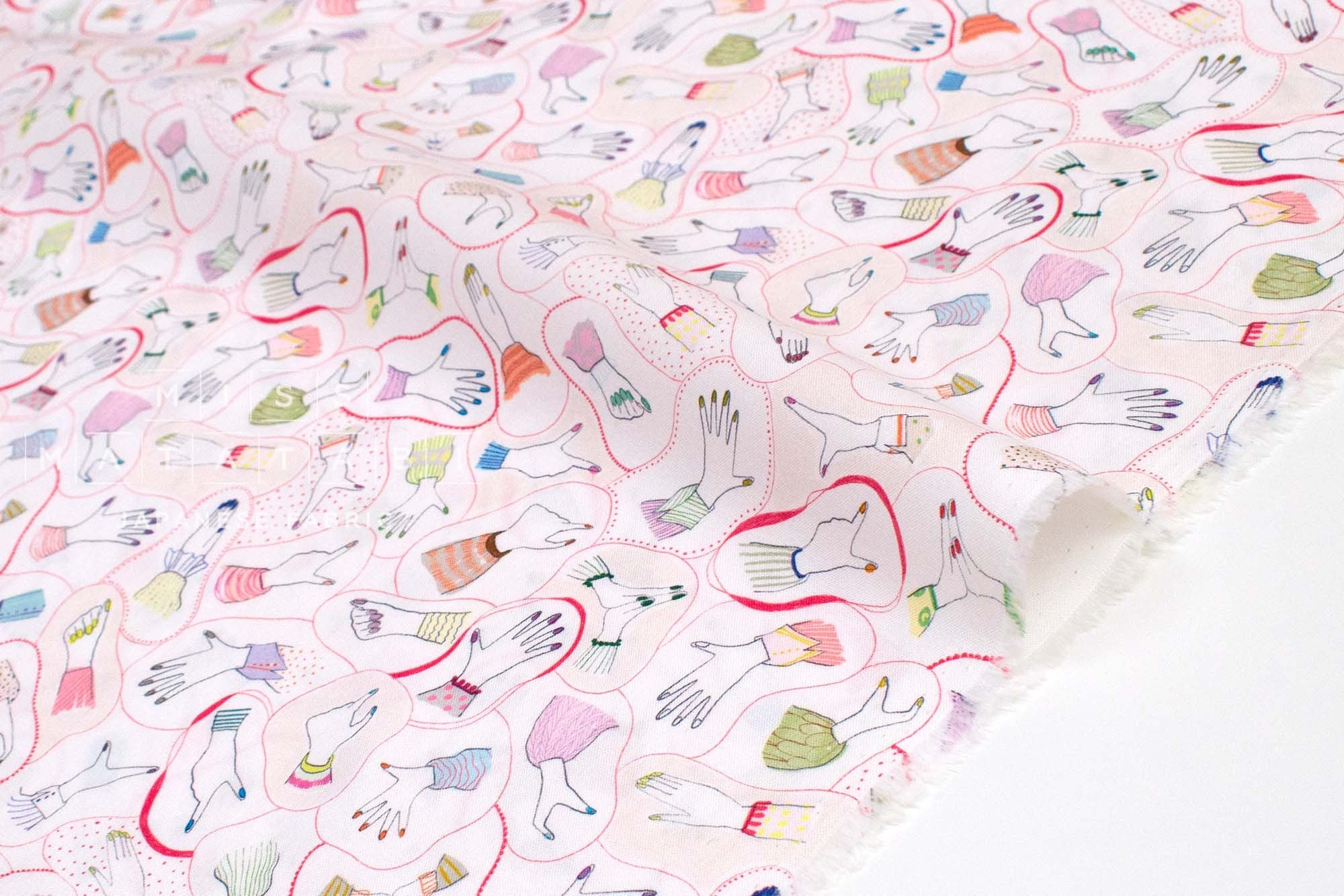 Japanese Fabric Take My Hand - 50cm
