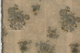 Japanese Fabric Yarn Dyed Woven Naomi Jacquard  - black, latte - 50cm