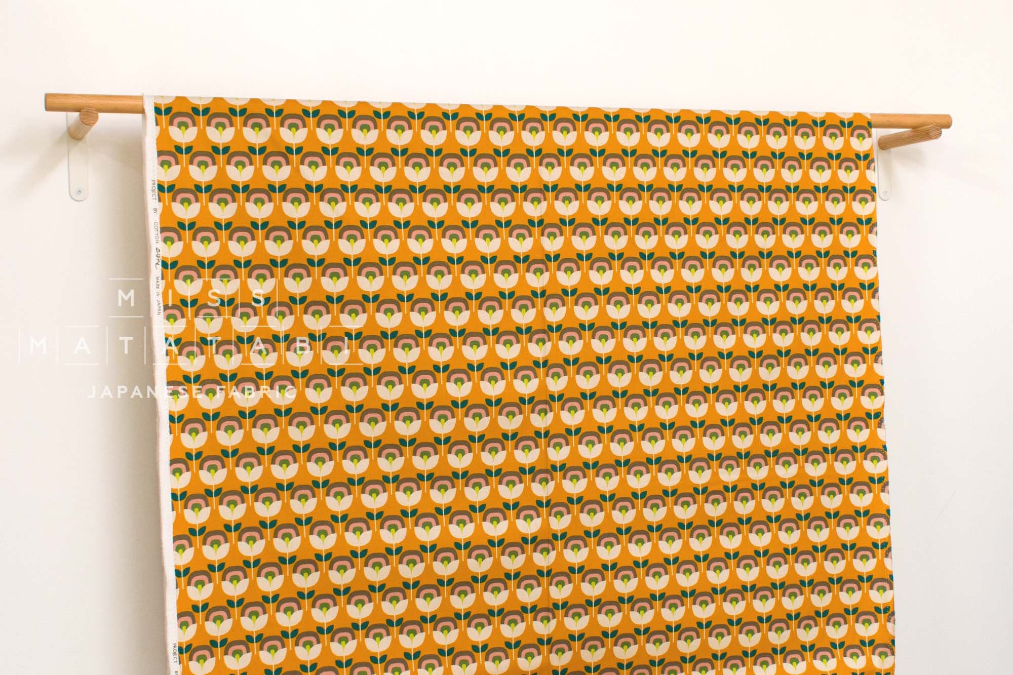 Japanese Fabric Retro Flowers - E - 50cm
