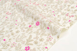 Japanese Fabric Neon Fleur - B1 - 50cm