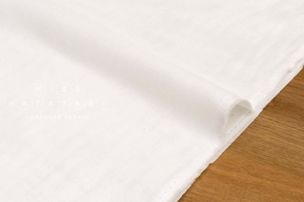 Japanese Fabric Solid 4-layer gauze - off white - 50cm