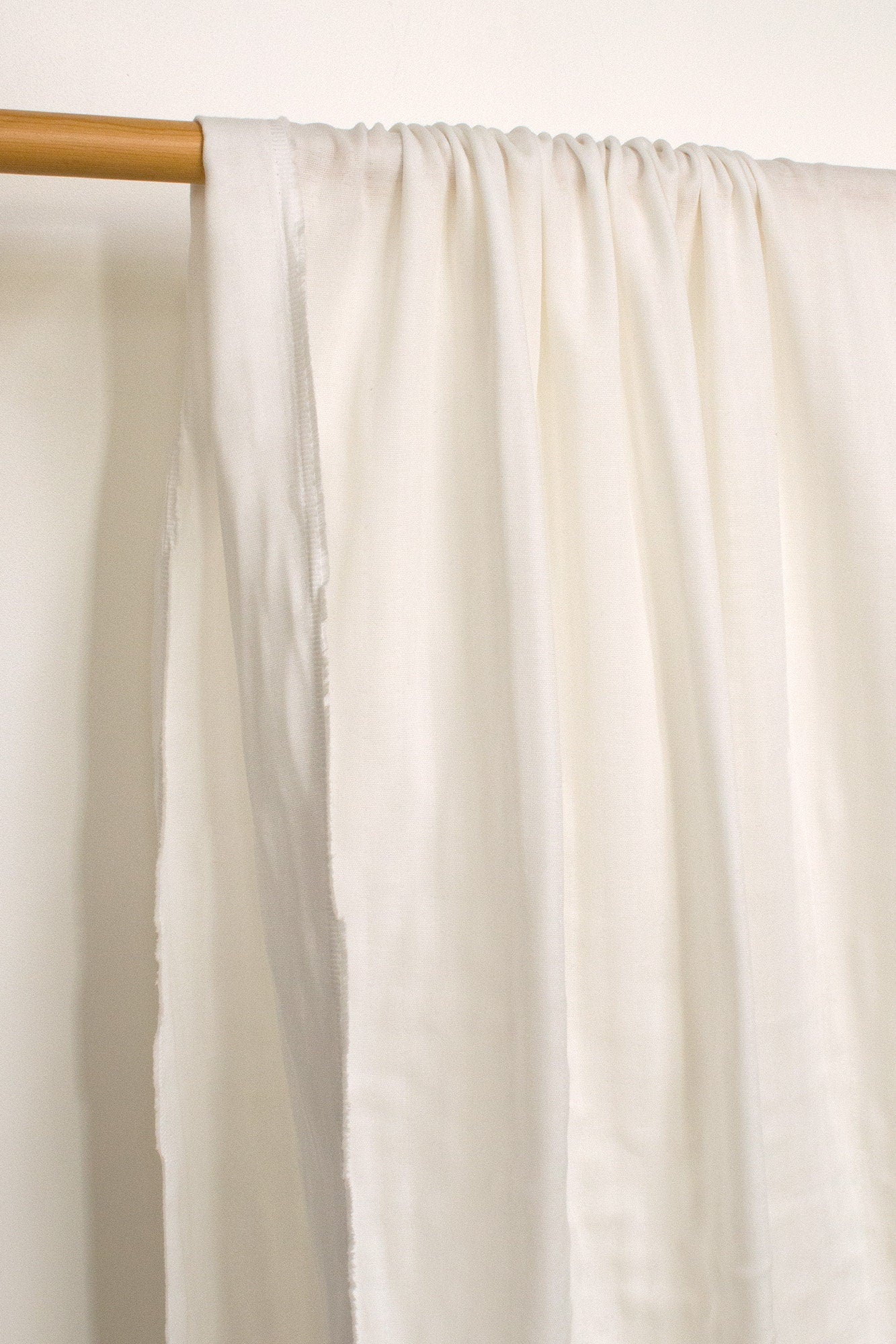 Japanese Fabric Solid 4-layer gauze - off white - 50cm