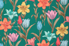 Japanese Fabric Bold Blooms - 50cm