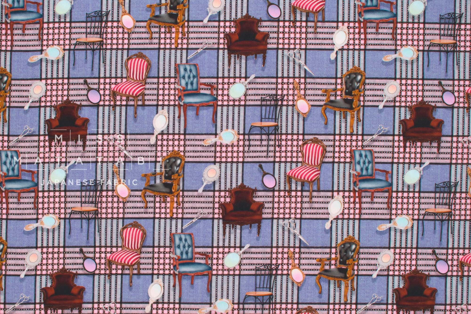 Japanese Fabric In the Dressing Room - 50cm