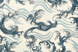 Japanese Fabric Wild Waves - A - 50cm